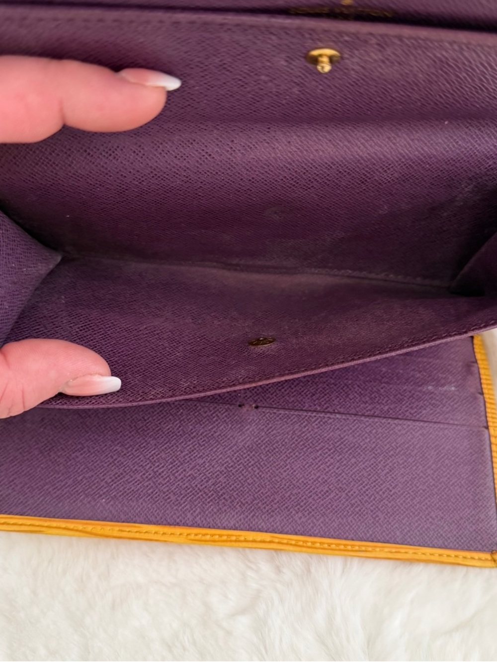 Louis Vuitton Yellow Epi  Wallet Clutch - Picture 8 of 13